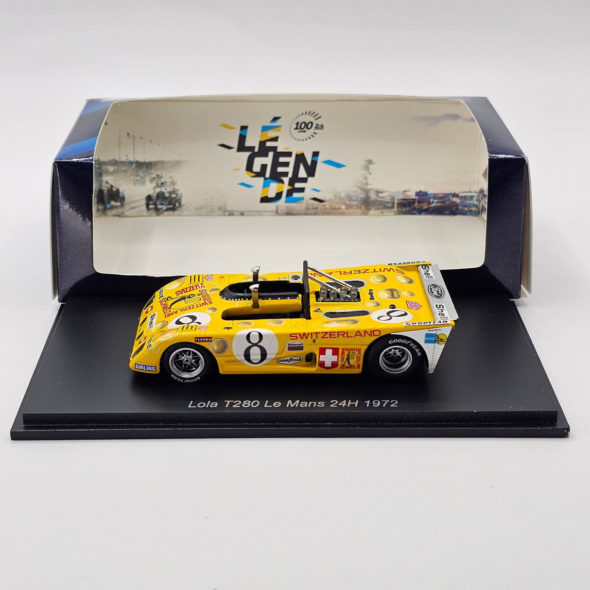 Spark Lola T280 #8 Ecurie Bonnier 24Hrs Le Mans 1972 1/43 Scale S9435