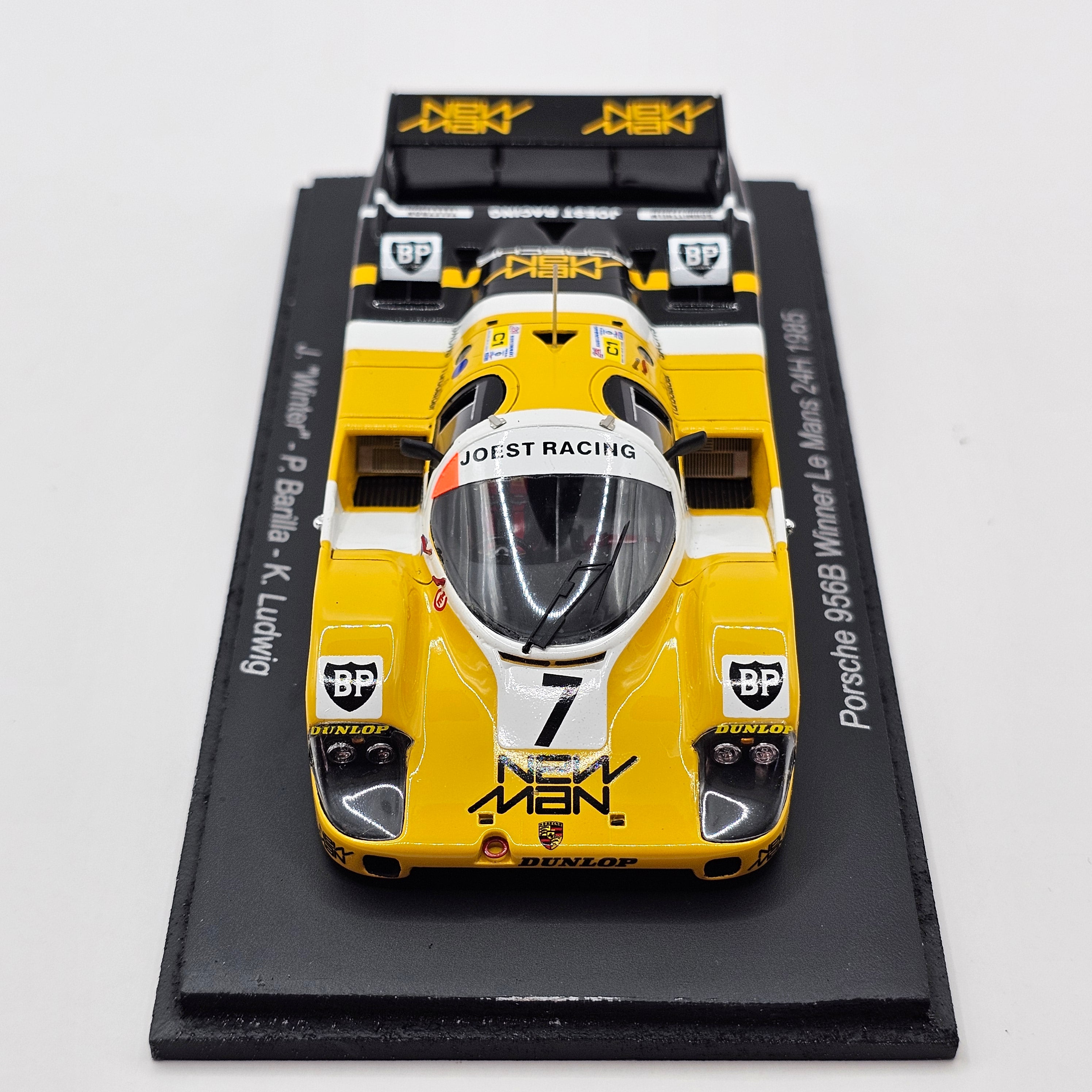 Spark Porsche 956B #7 NewMan Joest Racing 24Hrs Le Mans 1985 Winner 1/