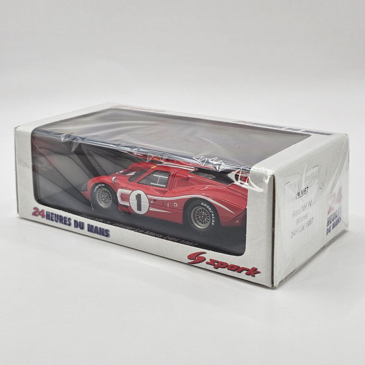 Spark Ford GT40 Mk.IV #1 Ford Motor Company Winner 24Hrs Le Mans 1967 1/43 Scale
