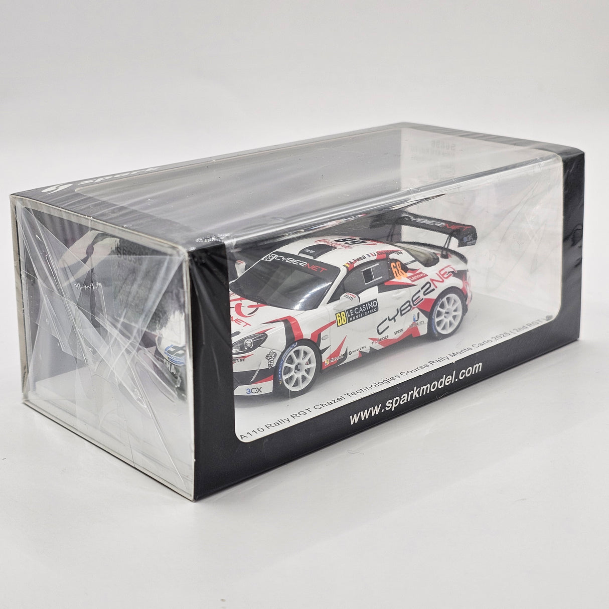 Spark Alpine A110 Rally RGT #68 Chazel Technologies Course Rally Monte Carlo 2025 (2nd RGT) 1/43 Scale