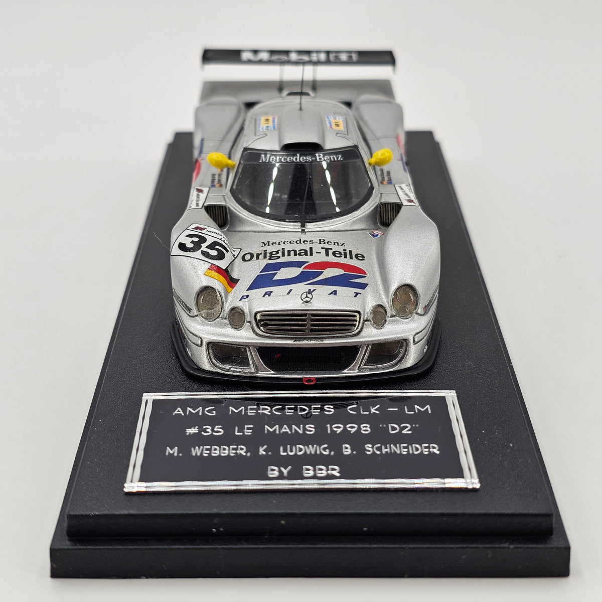 BBR Mercedes-Benz CLK GTR #35 AMG Mercedes 24Hrs Le Mans 1998 1/43 Scale