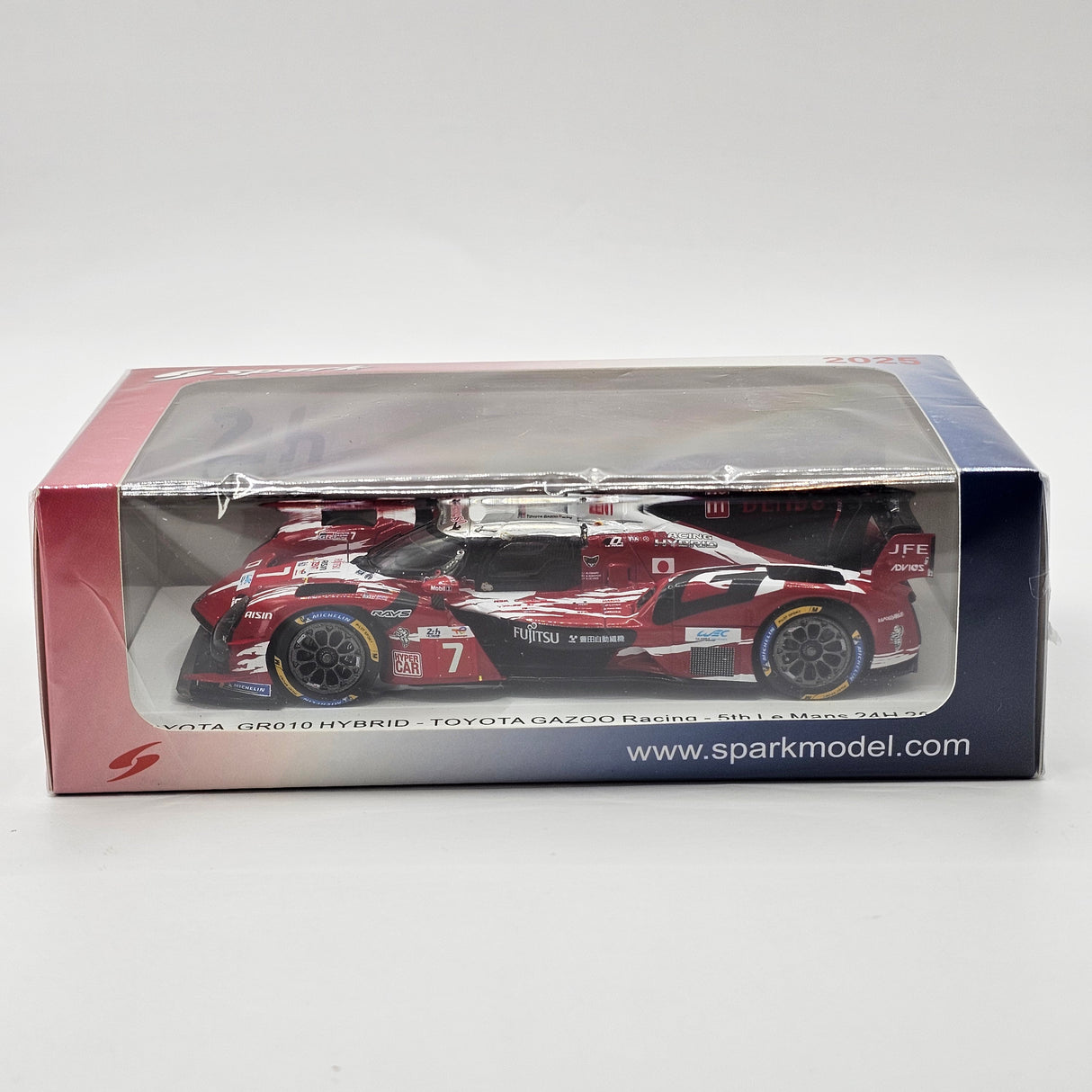 Spark Toyota GR010 - Hybrid #7 Toyota Gazoo Racing 24Hrs Le Mans 2025 1/43 Scale