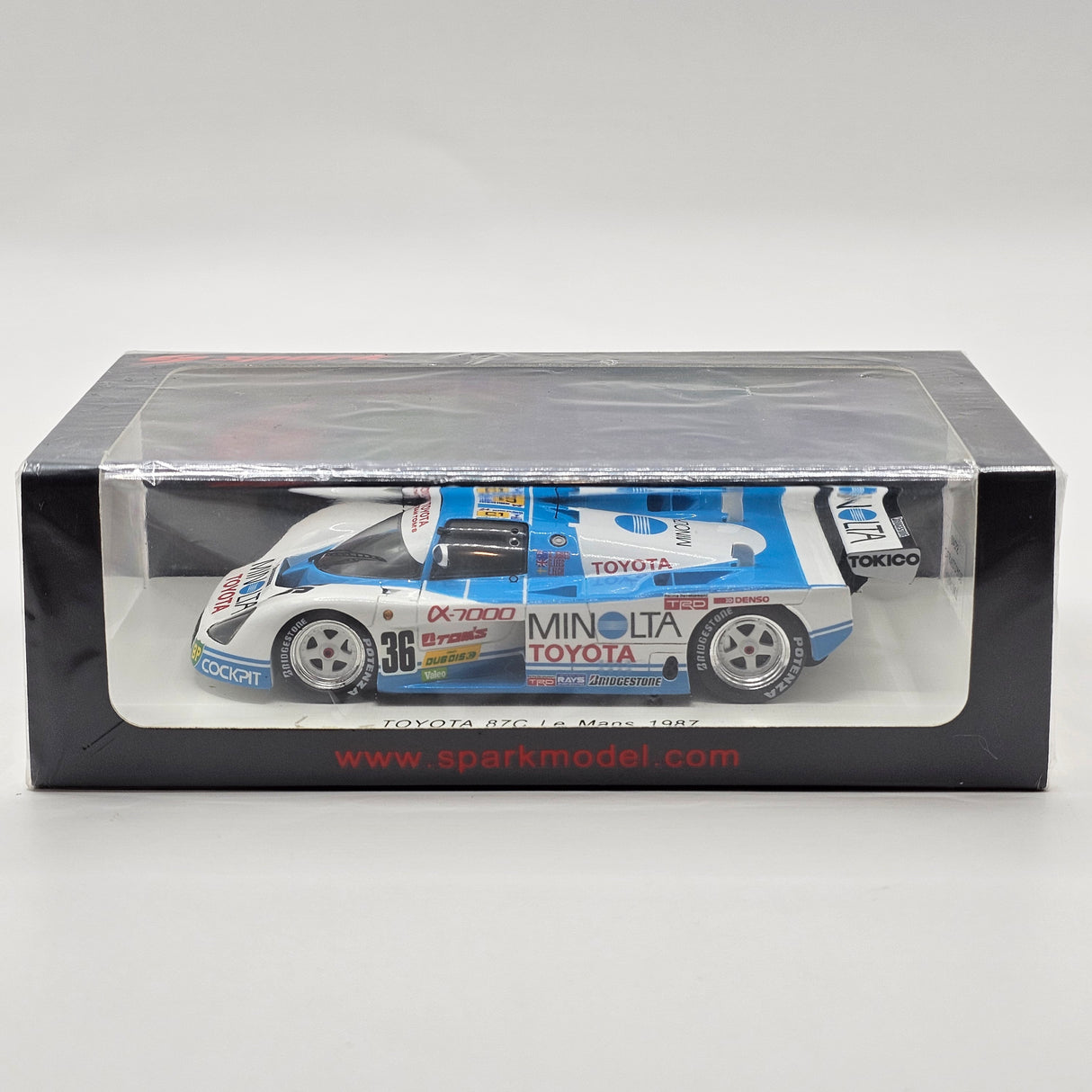 Spark Toyota 87C #36 Toyota Team TOM's 24Hrs Le Mans 1987 1/43 Scale