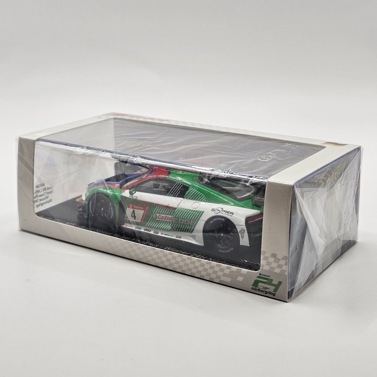 Spark Audi R8 LMS #4 Team Phoenix Winner 24Hrs Nurburgring 2019 1/43 Scale