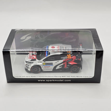 Spark Toyota GR Yaris Rally2 #30 TOYOTA Gazoo Racing WRT NG Rally Monte Carlo 2025 1/43 Scale