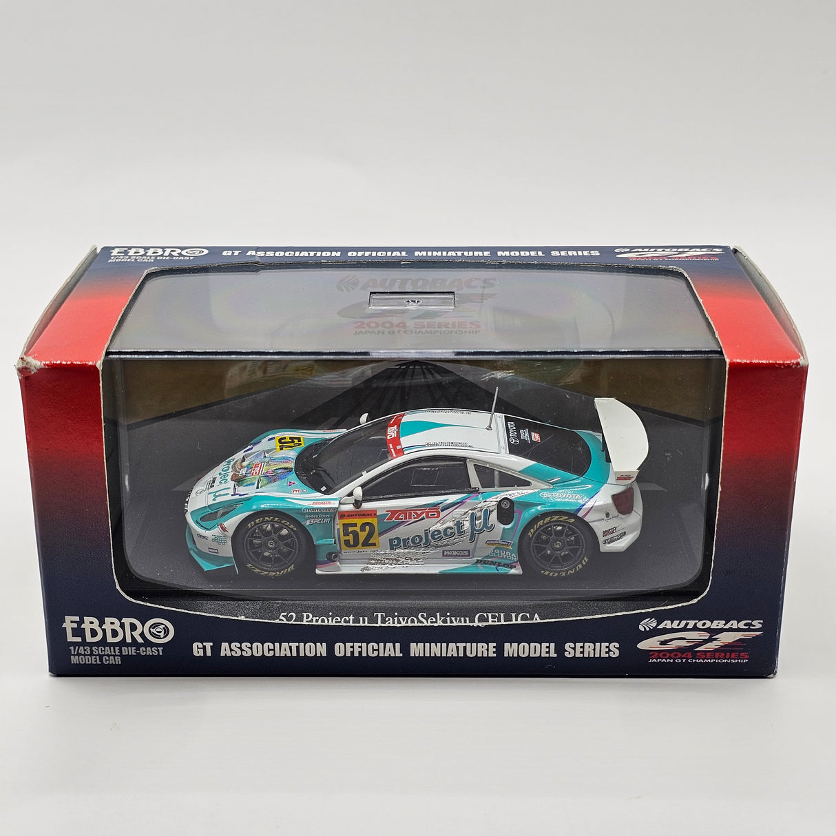 EBBRO Toyota Celica #52 Team Cerumo Project u JGTC GT300 2004 1/43 Scale