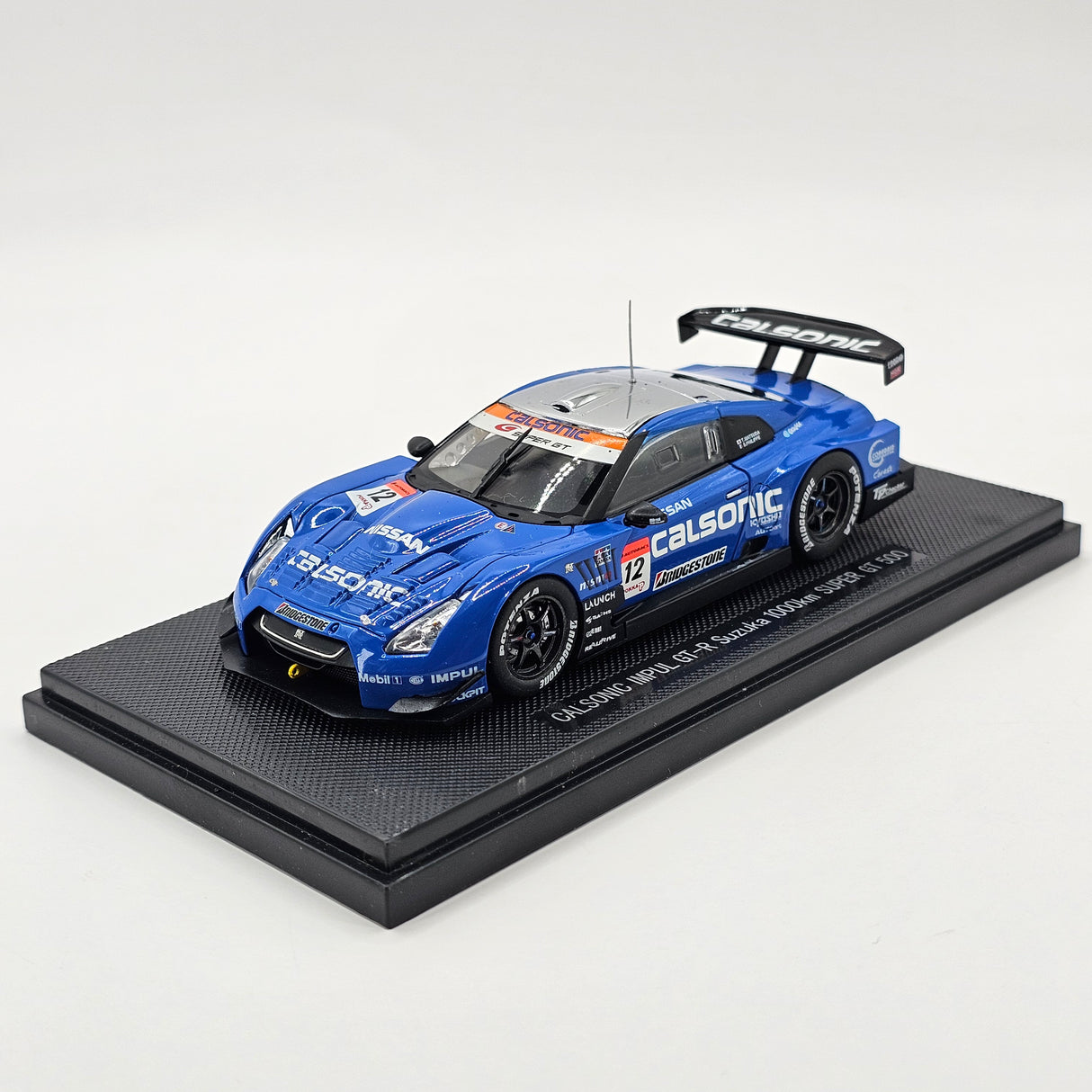 EBBRO Nissan GT-R #12 Calsonic Impul Super GT GT500 Suzuka 1000KM 2008 1/43 Scale