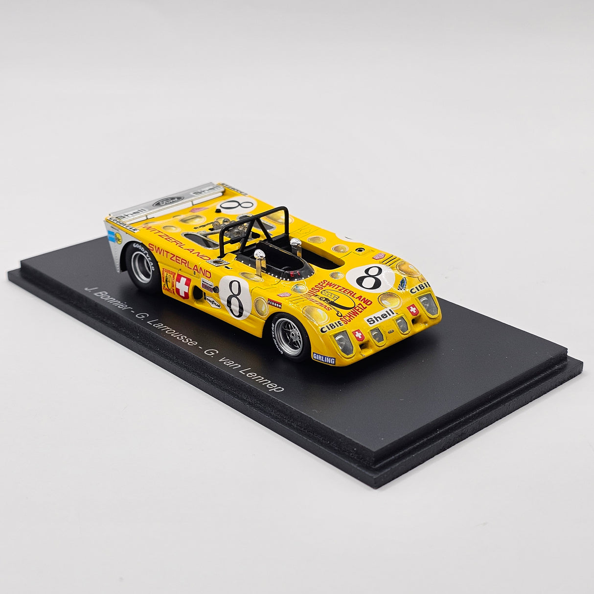 Spark Lola T280 #8 Ecurie Bonnier 24Hrs Le Mans 1972 1/43 Scale S9435