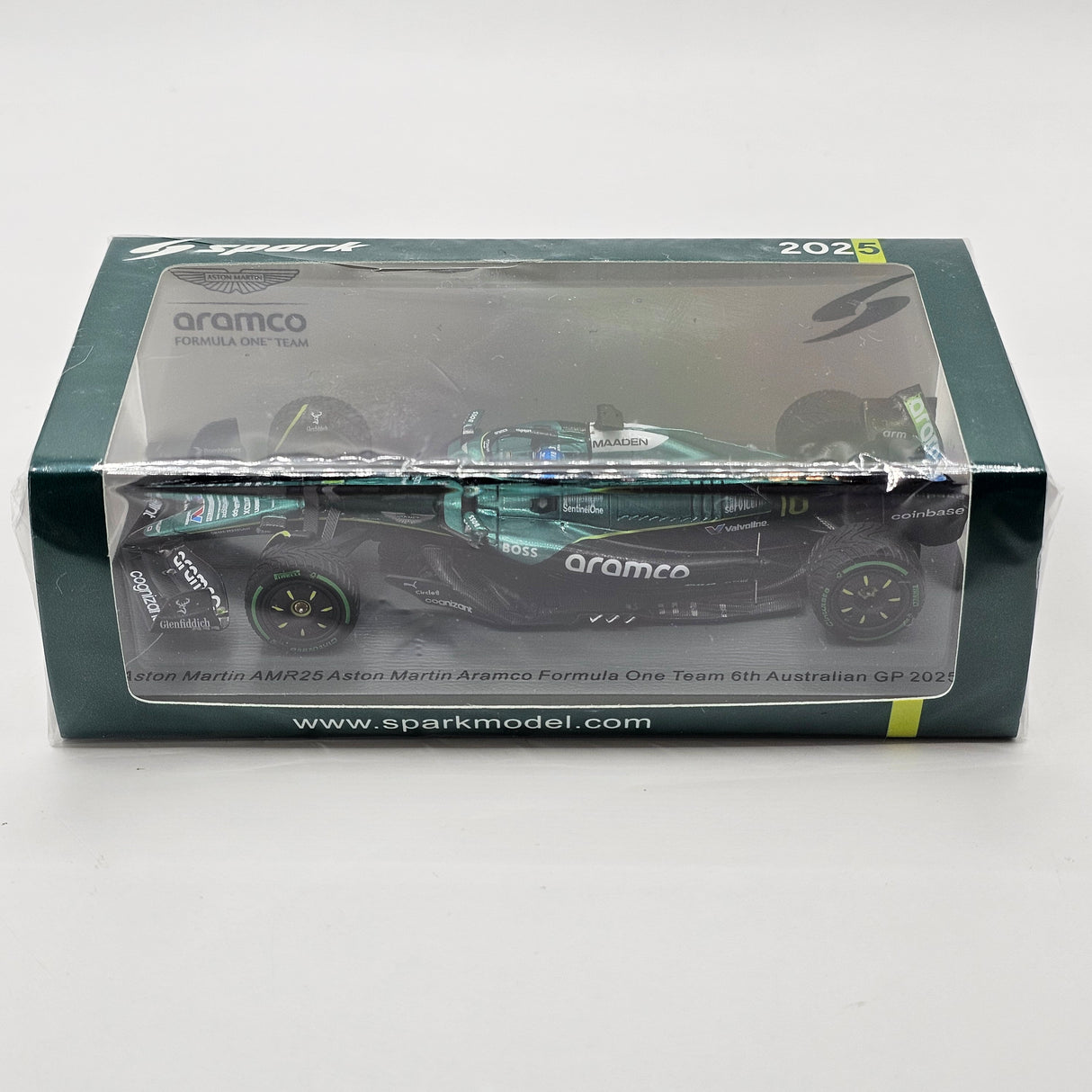 Spark Aston Martin AMR25 #18 Lance Stroll 6th Australian GP 2025 1/43 Scale S9588