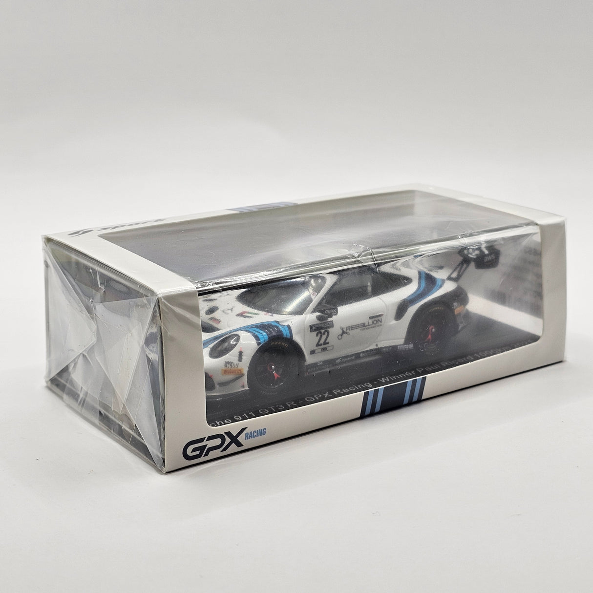 Spark Porsche 911 GT3R #22 GPX Martini Racing Winner Paul Ricard 1000KM 2021 1/43 Scale