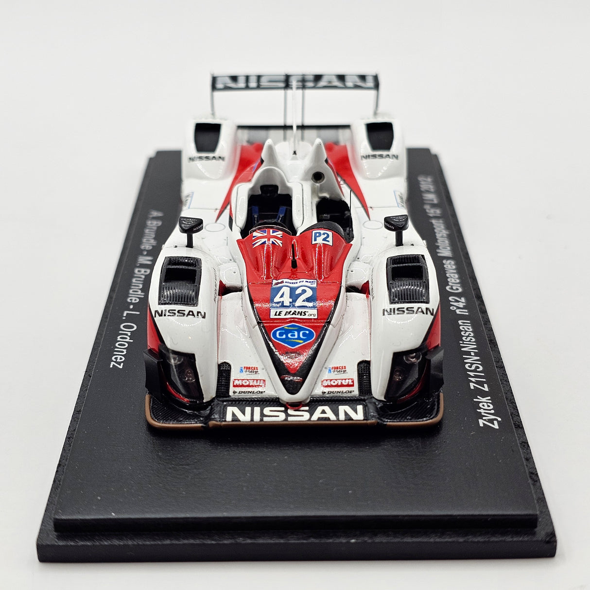 Spark Zytek Z11SN #42 Greaves Motorsport 24Hrs Le Mans 2012 1/43 Scale S3721