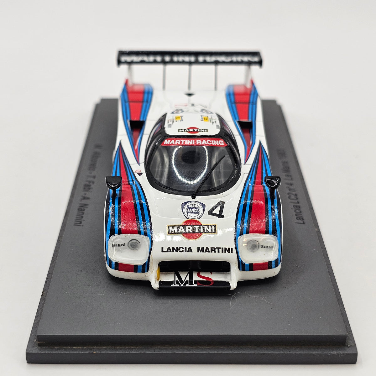 Spark Lancia LC2 #4 Lancia Martini Racing 24Hrs Le Mans 1983 1/43 Scale