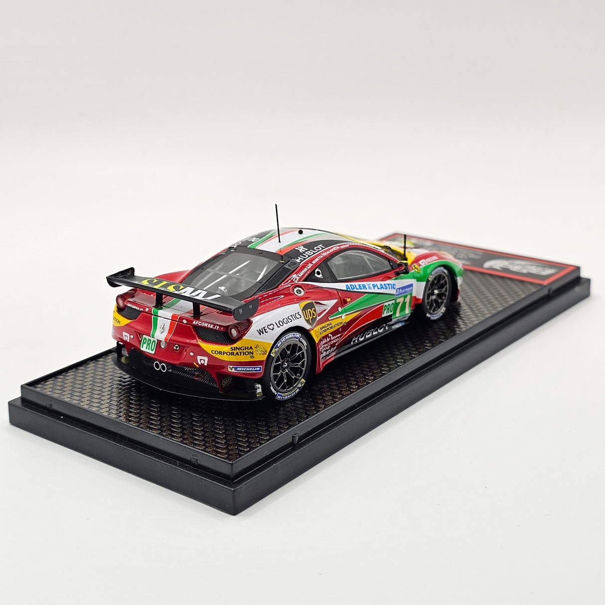 BBR Concept 43 Ferrari 458 Italia GT2 #71 AF Corse 24Hrs Le Mans 2014 1/43 Scale