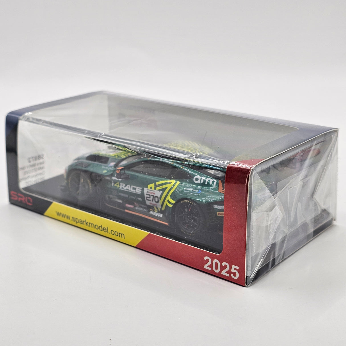 Spark Aston Martin Vantage AMR GT3 EVO #270 Comtoyou Racing 24Hrs Spa 2025 1/43 Scale