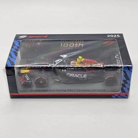 Spark Red Bull Racing RB21 #22 Yuki Tsunoda Canadian F1 GP 2025 1/43 Scale S9618