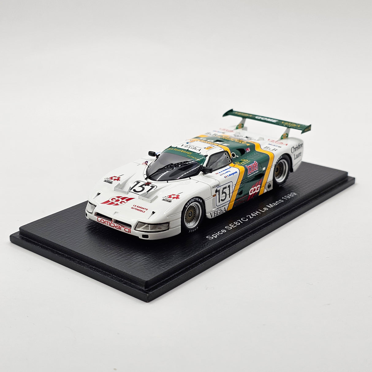 Spark Spice SE86C #151 P.-A. Lombardi 24Hrs Le Mans 1989 1/43 Scale S6809
