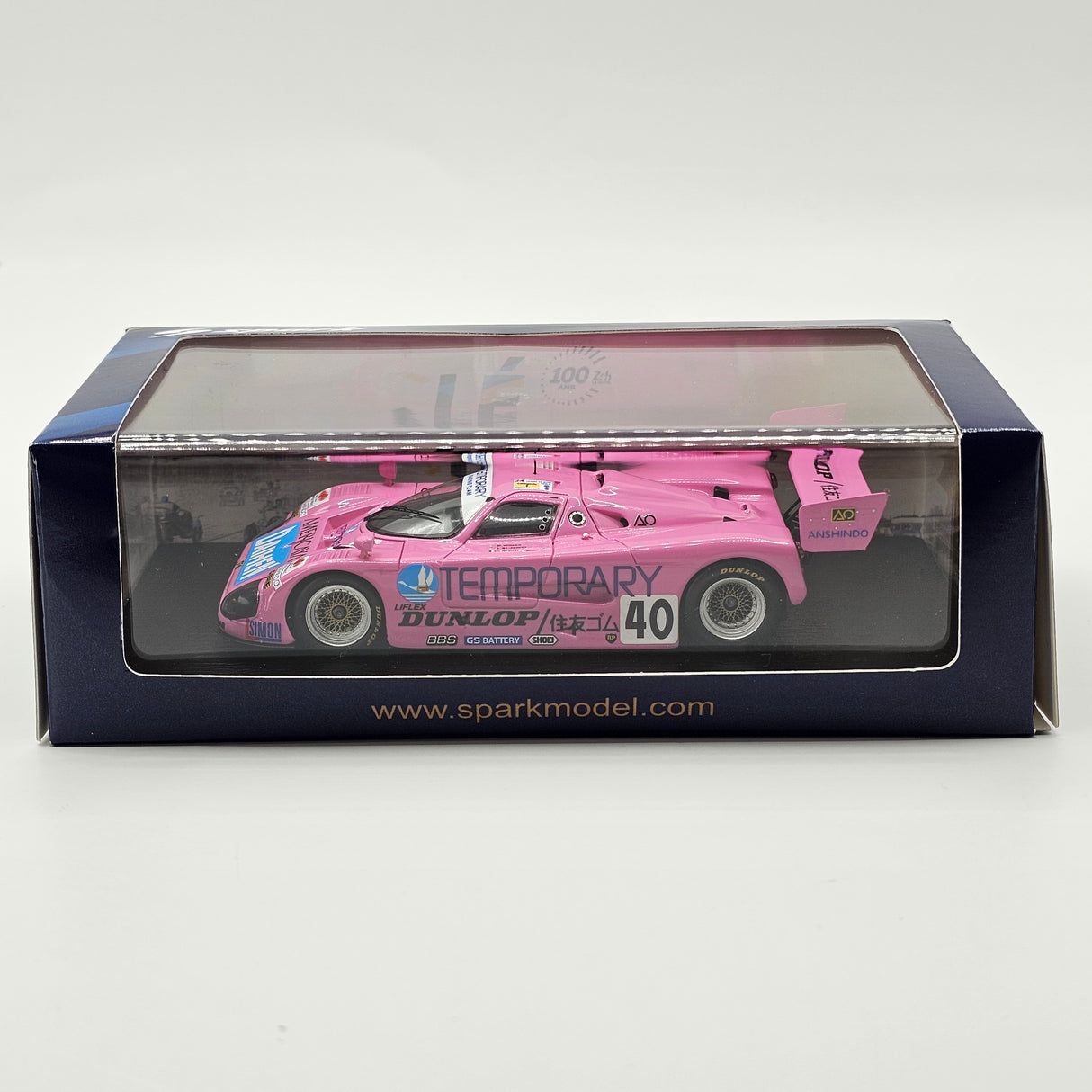 Spark Spice SE90C #40 Euro Racing/AO Racing 24Hrs Le Mans 1991 1/43 Scale S6823