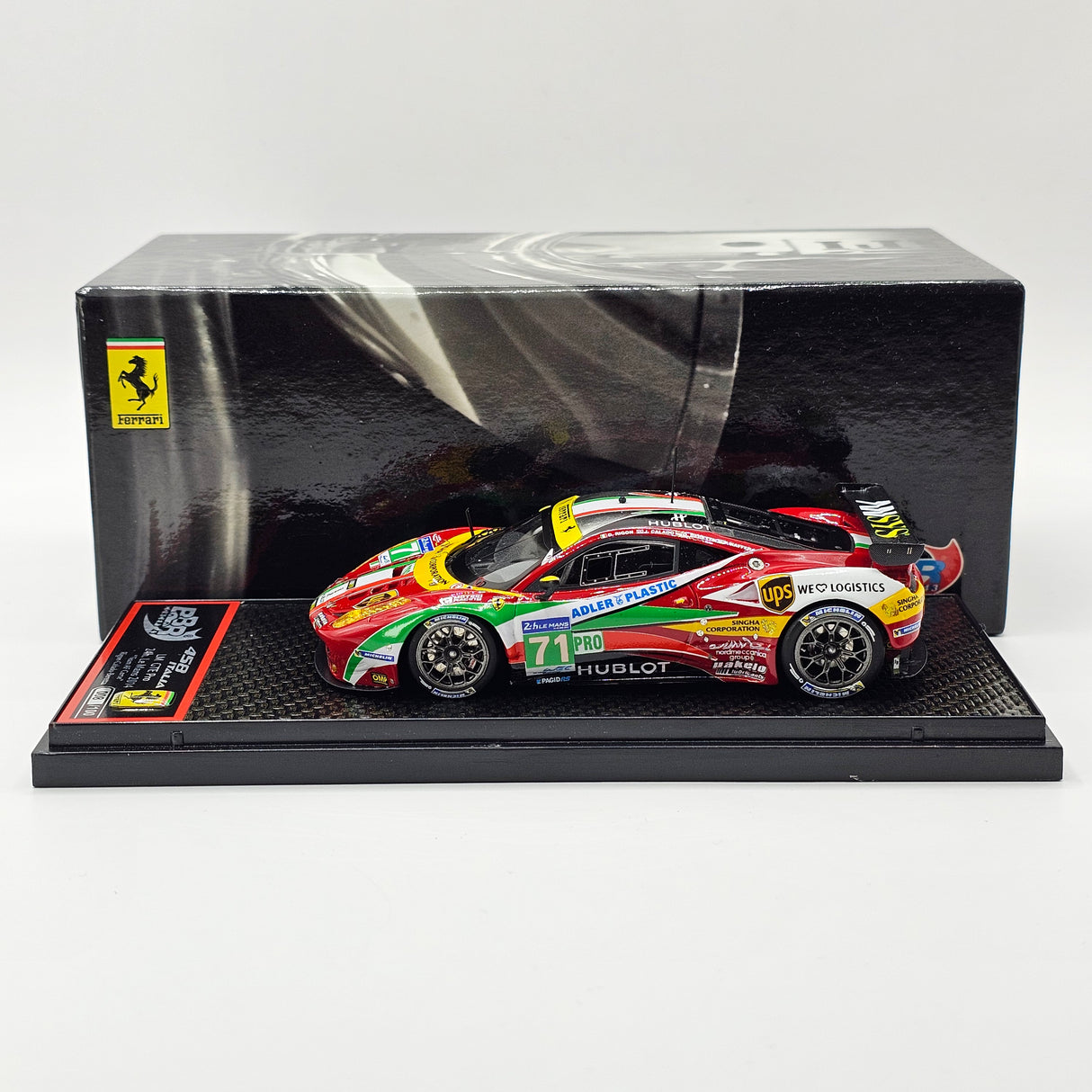 BBR Concept 43 Ferrari 458 Italia GT2 #71 AF Corse 24Hrs Le Mans 2014 1/43 Scale