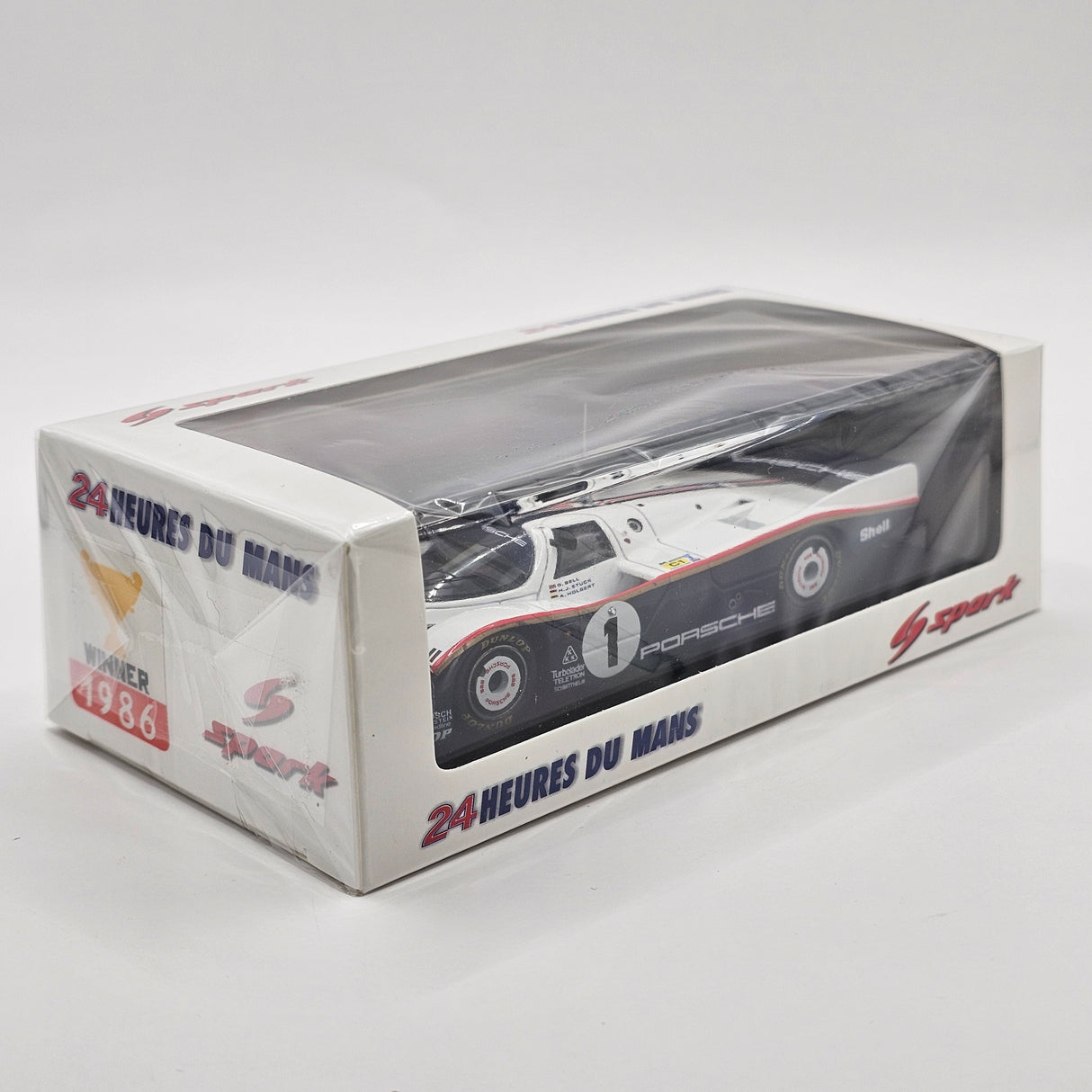 Spark Porsche 962C #1 Rothmans Porsche 24Hrs Le Mans 1986 Winner 1/43 Scale