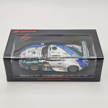 Spark Porsche 911 GT1 #28 Konrad Motorsport 24Hrs Le Mans 1997 1/43 Scale