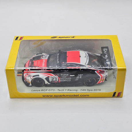 Spark Lexus RC F GT3 #23 Tech 1 Racing 24Hrs of Spa 2019 1/43 Scale SB272