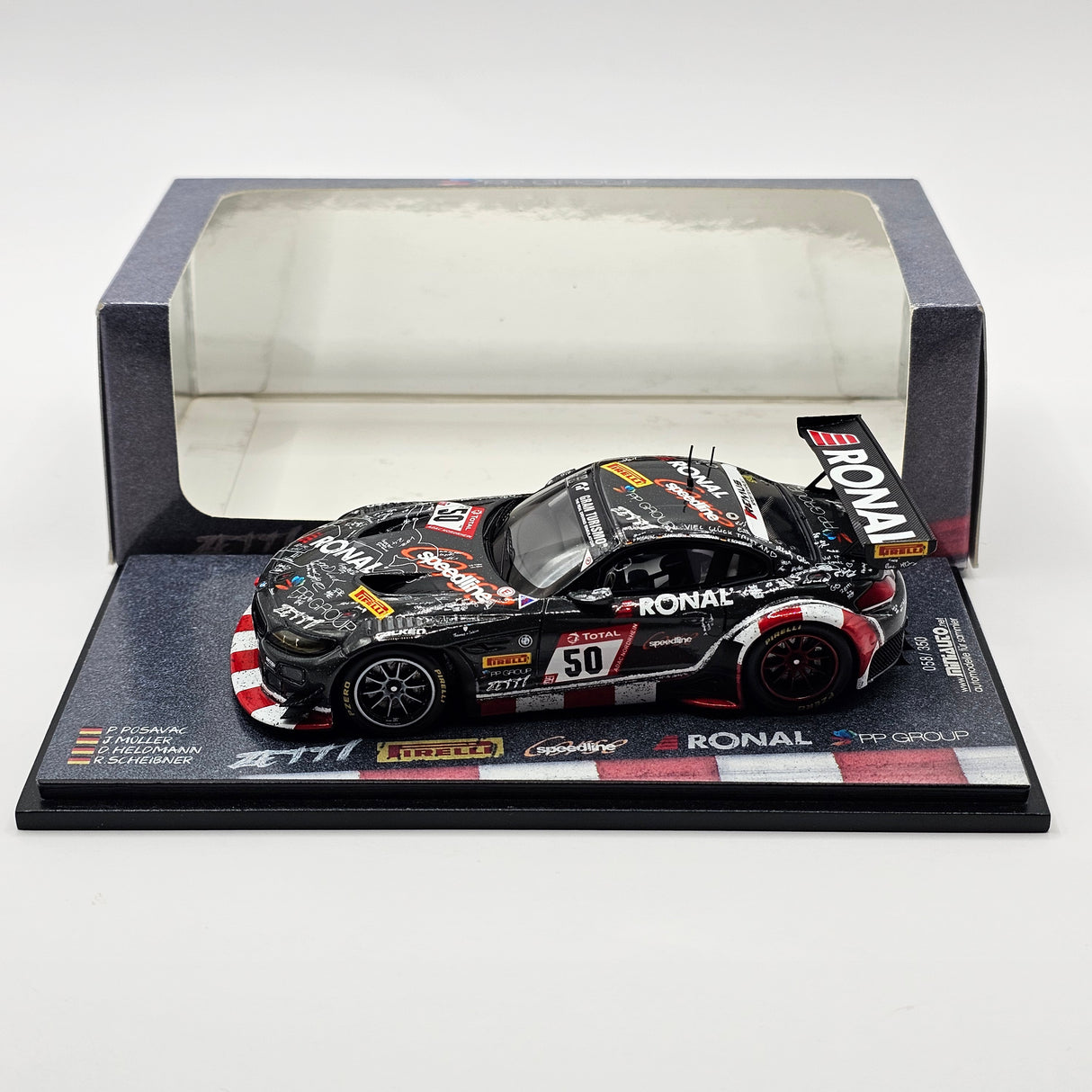 Spark BMW Z4 GT3 #50 Team Speedline Racing by Ronal 24Hrs Nurburgring 2019 1/43 Scale