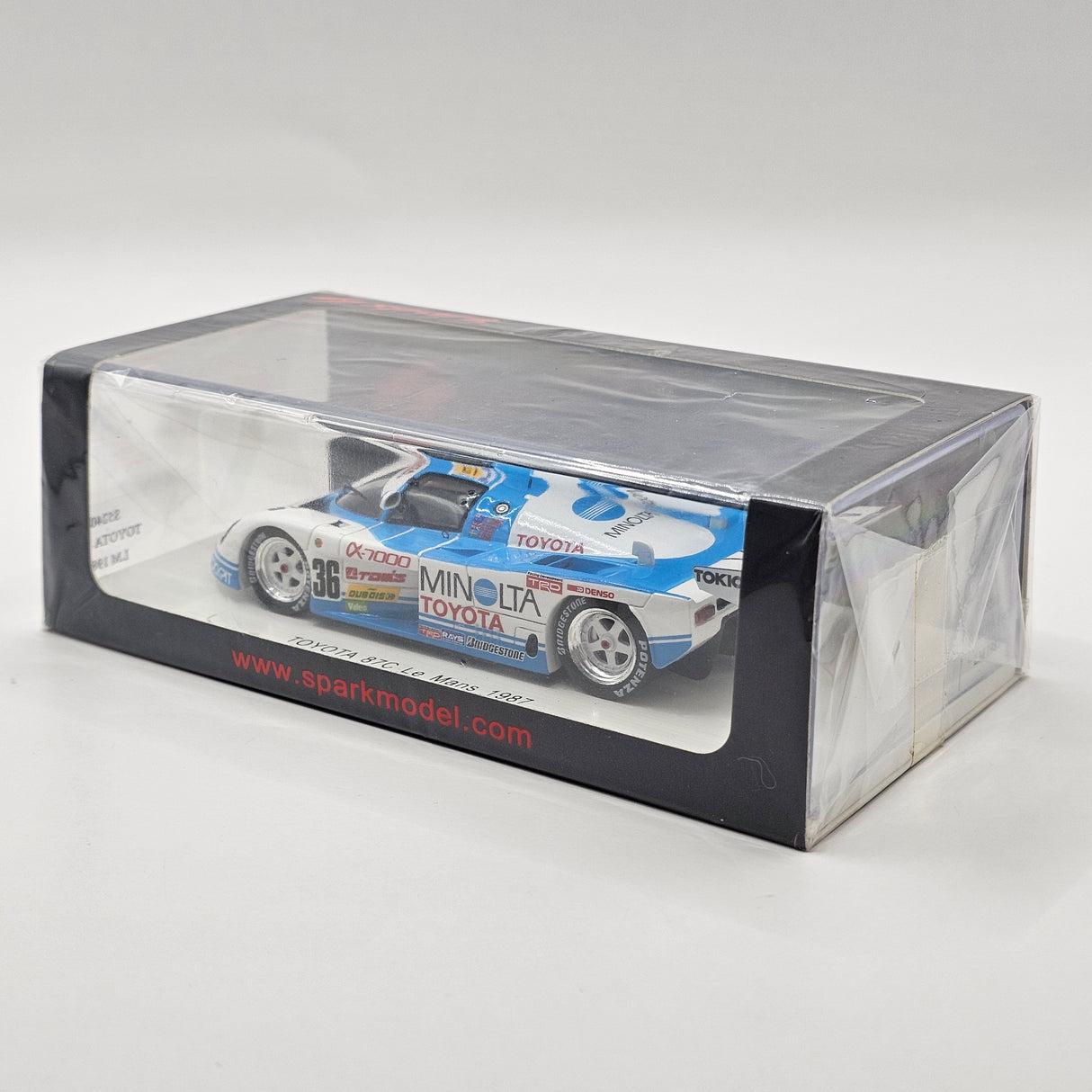 Spark Toyota 87C #36 Toyota Team TOM's 24Hrs Le Mans 1987 1/43 Scale
