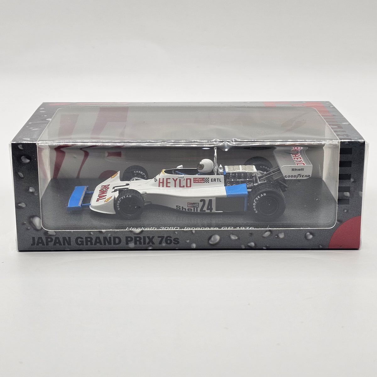 Spark Hesketh 308D #24 Harald Ertl 1976 Japanese F1 Grand Prix 1/43 Scale