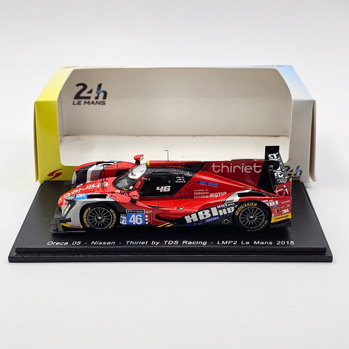 Spark Oreca 05 Nissan #46 Thiriet by TDS Racing 24Hrs Le Mans 2015 1/43 Scale S4659