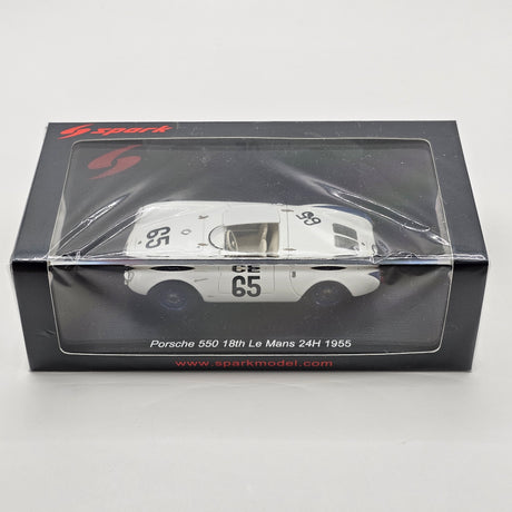 Spark Porsche 550 RS Spyder #65 Gustave Olivier 24Hrs Le Mans 1955 1/43 Scale S9714