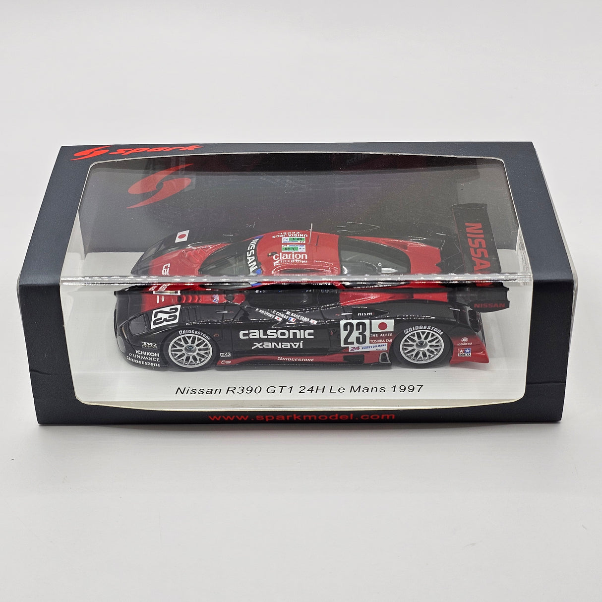 Spark Nissan R390 GT1 #23 Tom Walkinshaw Racing 24Hrs Le Mans 1997 1/43 Scale