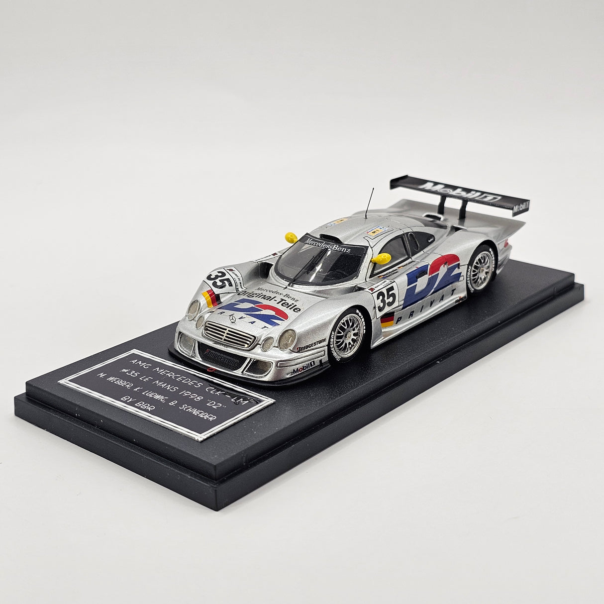 BBR Mercedes-Benz CLK GTR #35 AMG Mercedes 24Hrs Le Mans 1998 1/43 Scale
