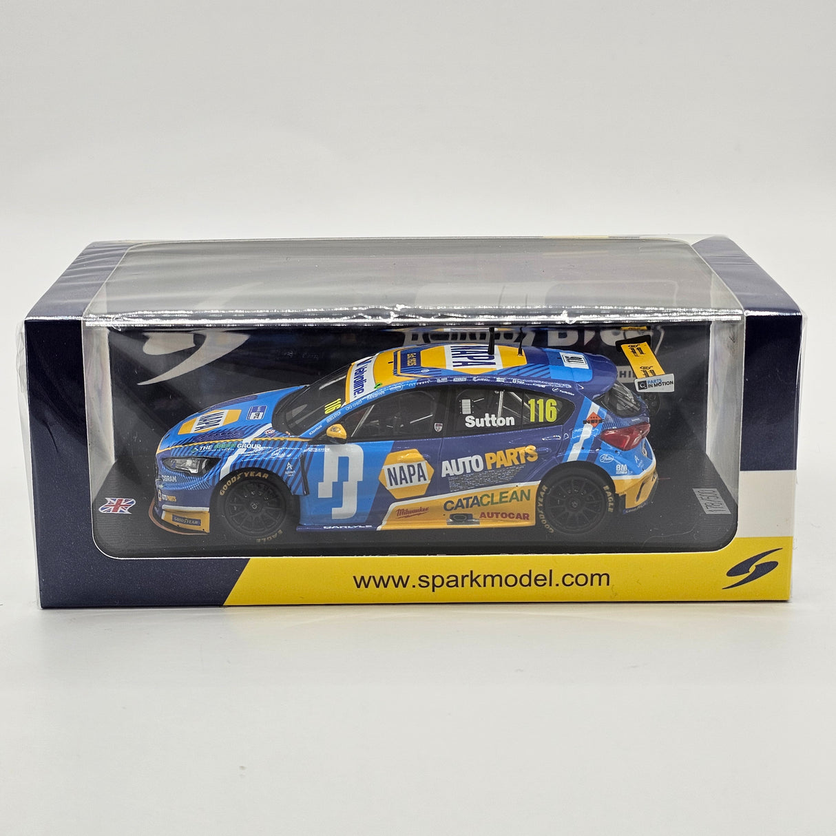 Spark Ford Focus #116 Ashley Sutton BTCC 2025 Knockhill 1/43 Scale UK028