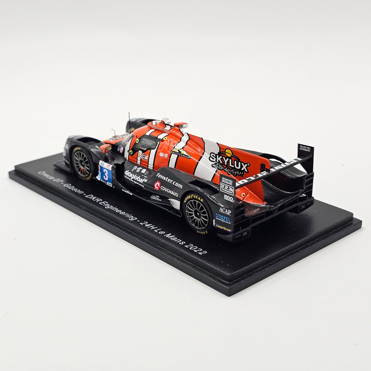 Spark Oreca 07 Gibson #3 DKR Engineering 24Hrs Le Mans 2022 1/43 Scale S8616