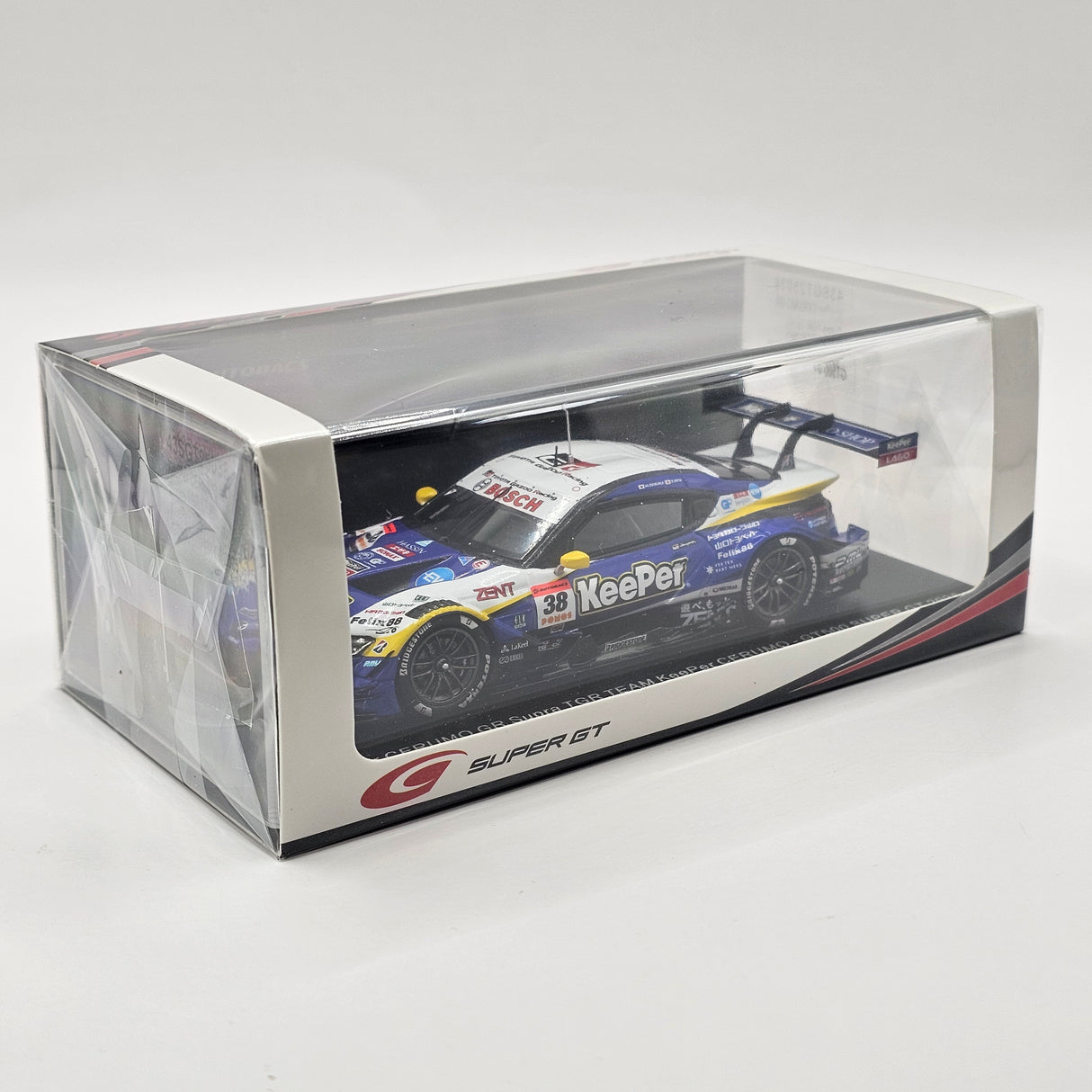 Spark Toyota GR Supra #38 Team KeePer Cerumo Super GT GT500 2025 1/43 Scale