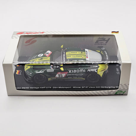 Spark Aston Martin Vantage GT4 #95 Dörr Motorsport Nurburgring24 SP8T Winner 2022 1/43 Scale