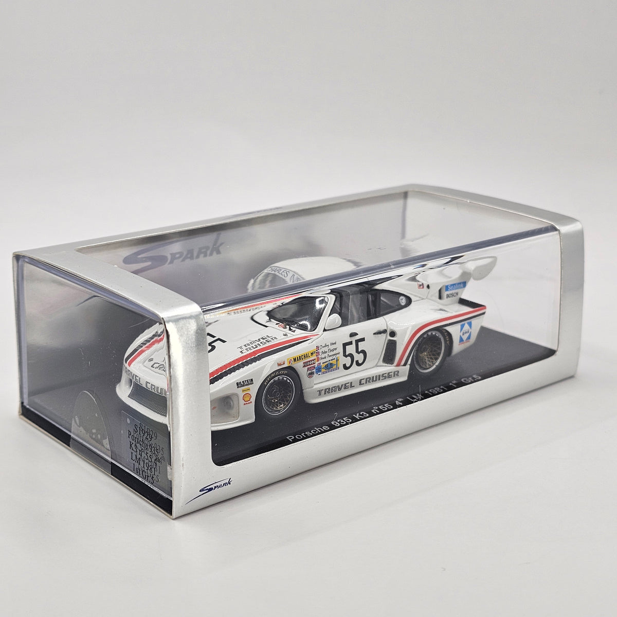 Spark Porsche 935 K3 #55 Charles Ivey Racing Gr5 Winner 24Hrs Le Mans 1981 1/43 Scale