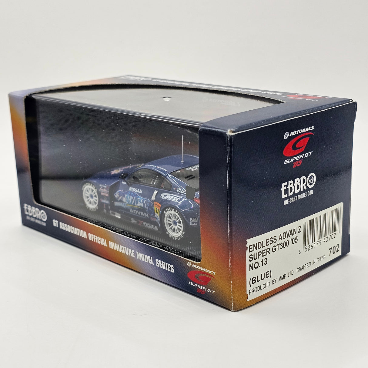 EBBRO Nissan Fairlady Z #13 Endless Sports Super GT GT300 2005 1/43 Scale