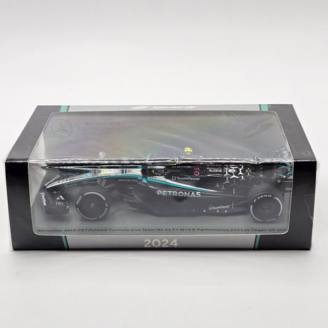 Spark Mercedes-AMG F1 W15 #44 Lewis Hamilton 2nd Las Vegas F1 GP 2024 1/43 Scale