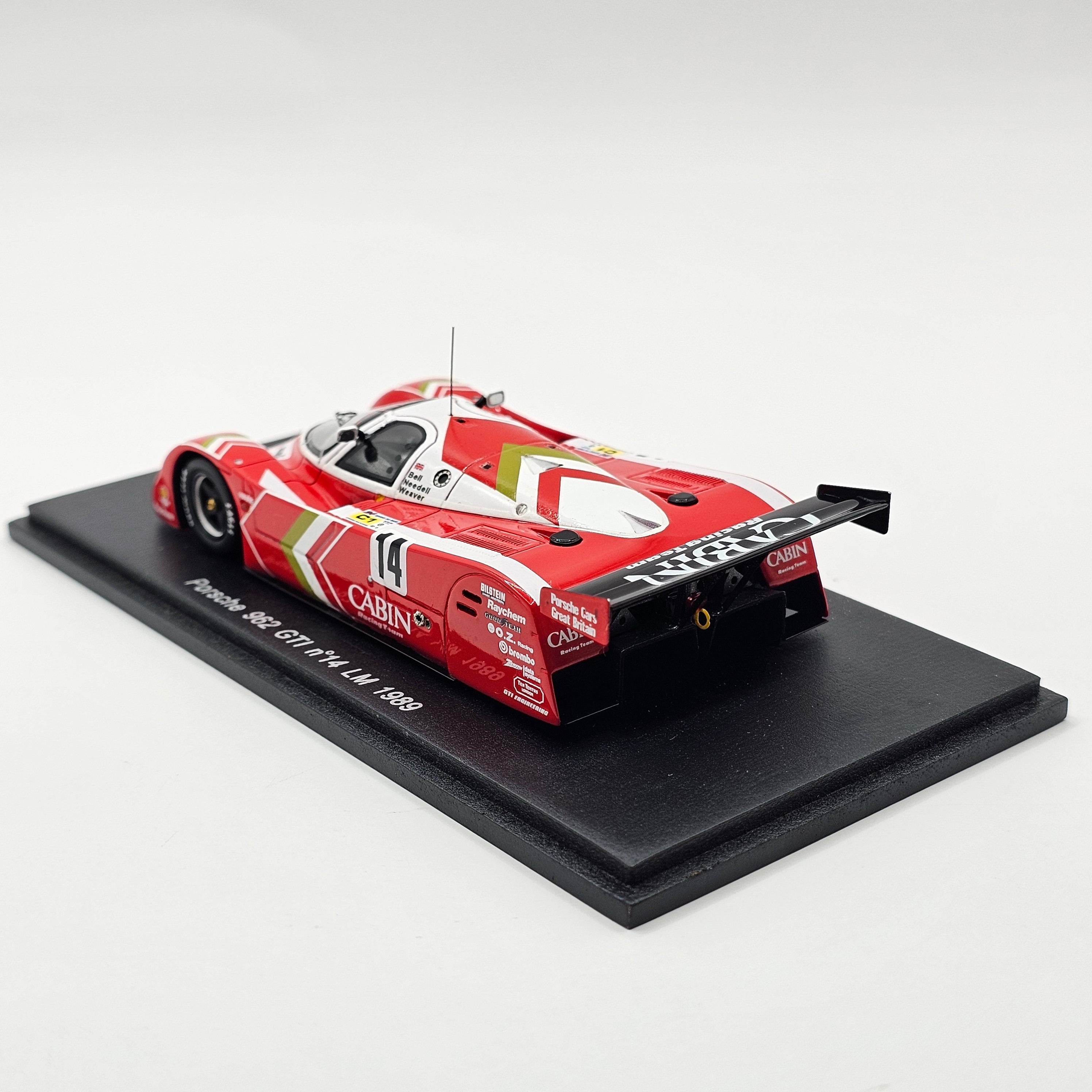 Spark Porsche 962C GTi #14 Richard Lloyd Racing 24Hrs Le Mans 1989 1/4