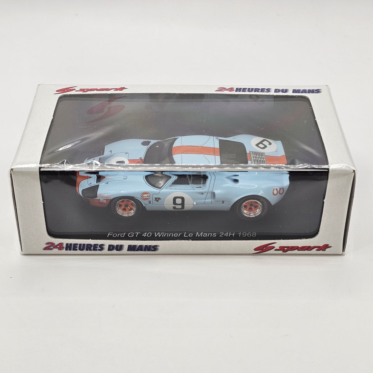 Spark Ford GT40 #9 JW Automotive Engineering Winner 24Hrs Le Mans 1968 1/43 Scale