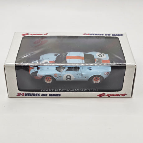 Spark Ford GT40 #9 JW Automotive Engineering Winner 24Hrs Le Mans 1968 1/43 Scale