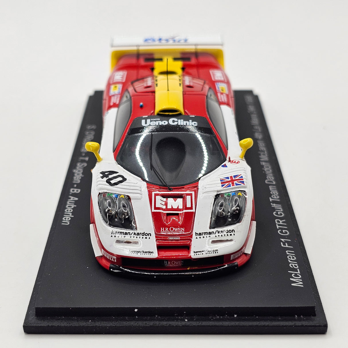 Spark McLaren F1 GTR #40 Gulf Team Davidoff McLaren 24Hrs Le Mans 1998 1/43 Scale