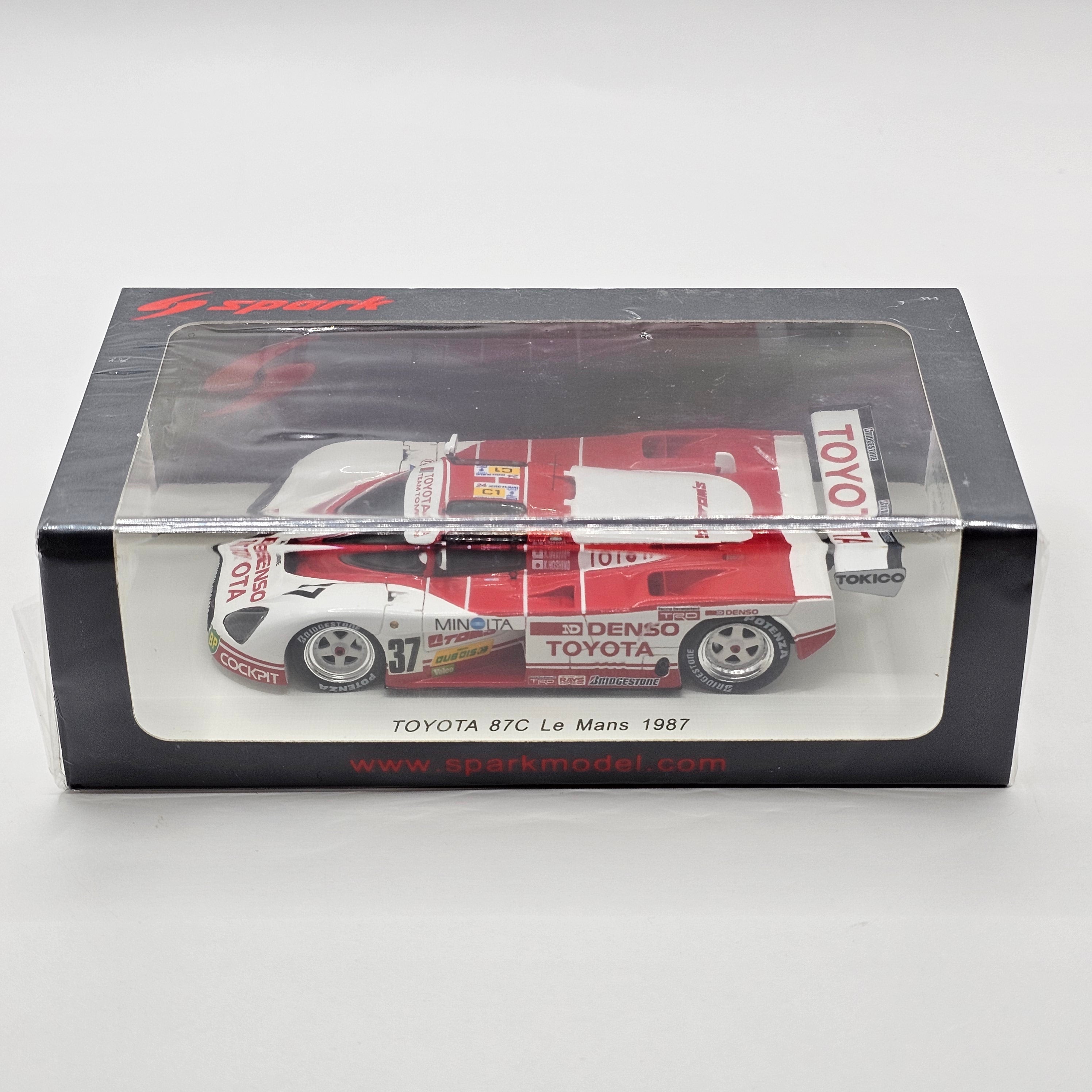 Spark Toyota 87C #37 Toyota Team TOM's 24Hrs Le Mans 1987 1/43 Scale