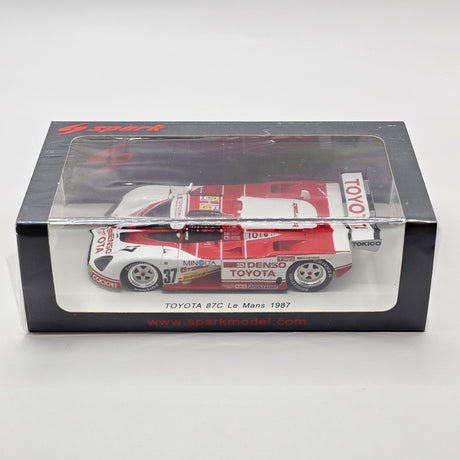 Spark Toyota 87C #37 Toyota Team TOM's 24Hrs Le Mans 1987 1/43 Scale