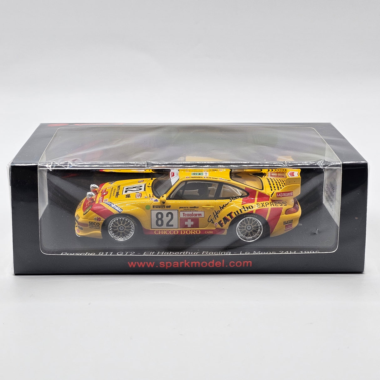Spark Porsche 911 GT2 #82 Elf-Haberthur Racing Le Mans 24H 1995 1/43 Scale S9901