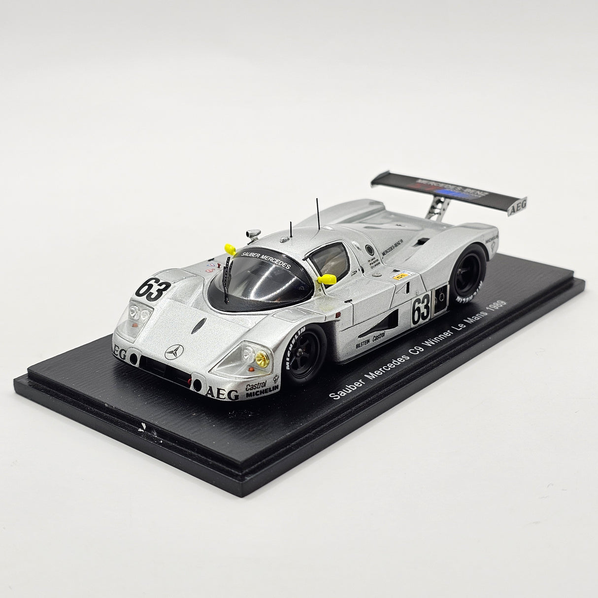 Spark Sauber C9 #63 Team Sauber Mercedes Winner 24Hrs Le Mans 1989 1/43 Scale