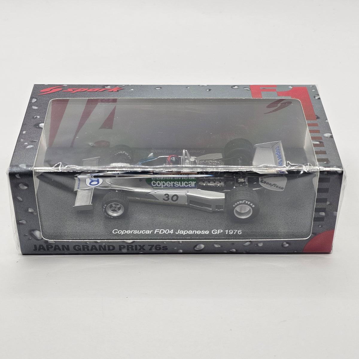 Spark Copersucar FD04 #30 Emerson Fittipaldi 1976 Japanese F1 Grand Prix 1/43 Scale