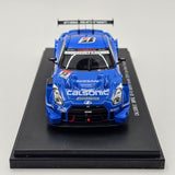 EBBRO Nissan GT-R GT500 #12 Calsonic Team Impul Super GT 2014 (L.Downforce) 1/43 Scale
