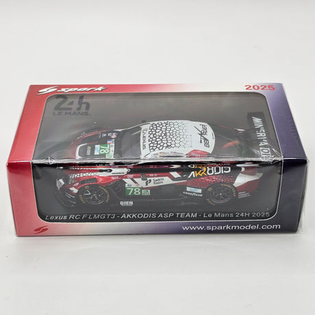 Spark Lexus RC F LMGT3 #78 Akkodis ASP Team 24 Hours of Le Mans 2025 1/43 Scale S9300
